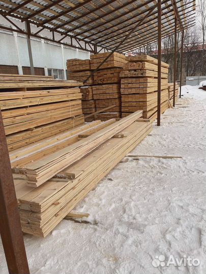 Доска обрезная 40х100х6000мм от производителя