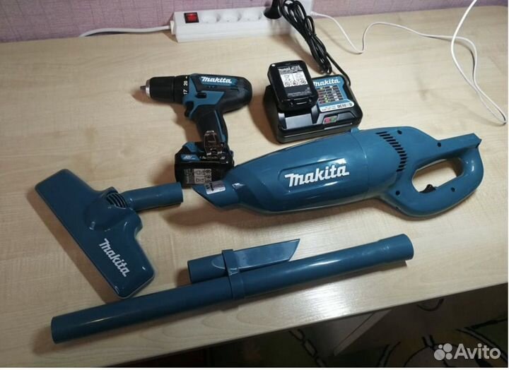 Аккумуляторный пылесос makita