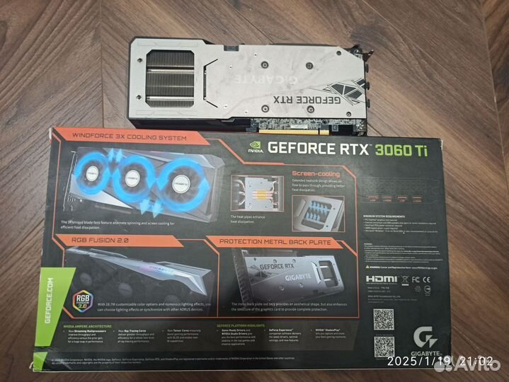 Видеокарта gigabyte rtx 3060ti не lhr