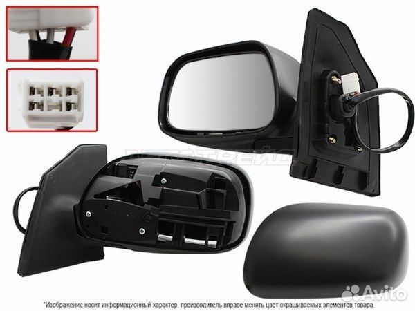 Зеркало toyota allex, toyota corolla, toyota corolla 00-06 #ZE12#, toyota corolla fielder, toyota co