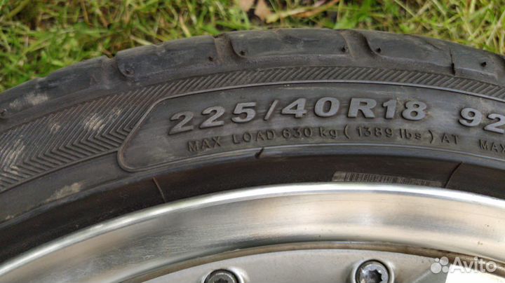 Диски с резиной на Мерседес Е класса. Брабус 18 р