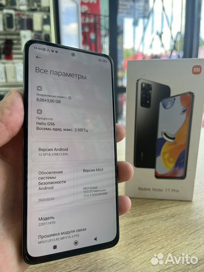 Xiaomi redmi note 11 pro 8 /128gb