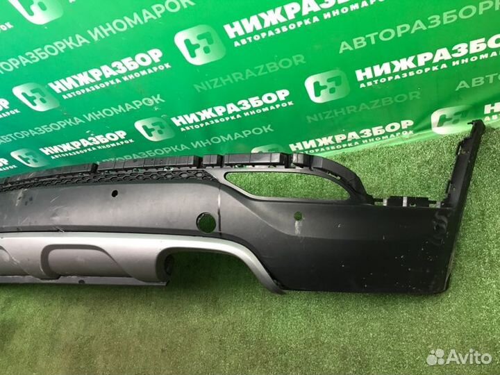 Юбка бампера задняя Hyundai Santa Fe 3 DM