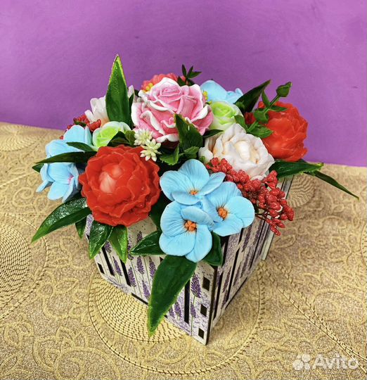Мыльные букеты