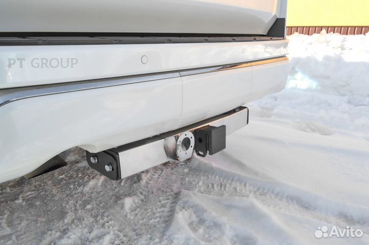 Фаркоп тсу нержавейка Тойота Ленд Крузер 300 2021