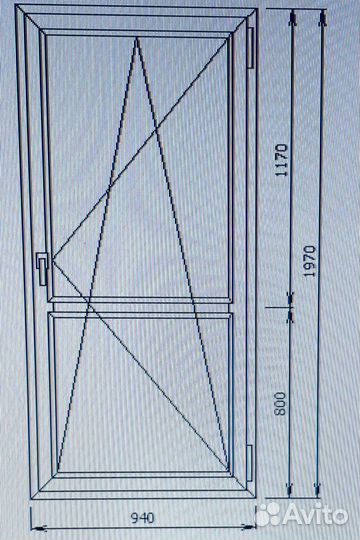 Пвх дверь с ламинацией из наличия