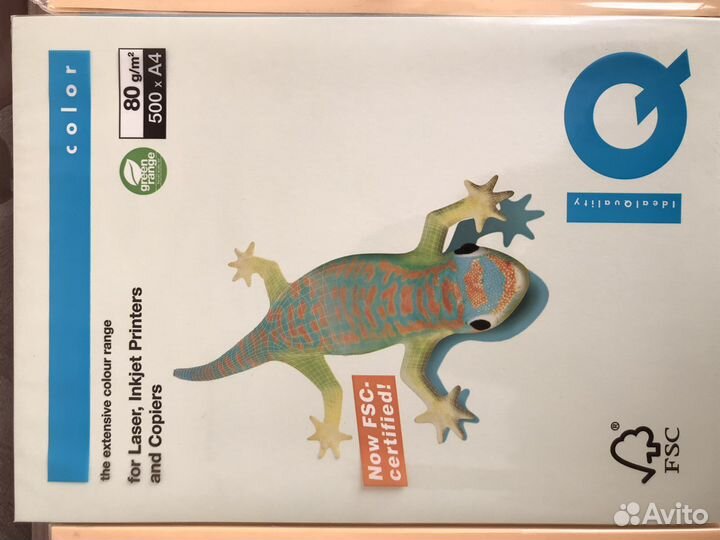 Бумага А4 цветная. 80гр. IQ Color, Mondi. Австрия