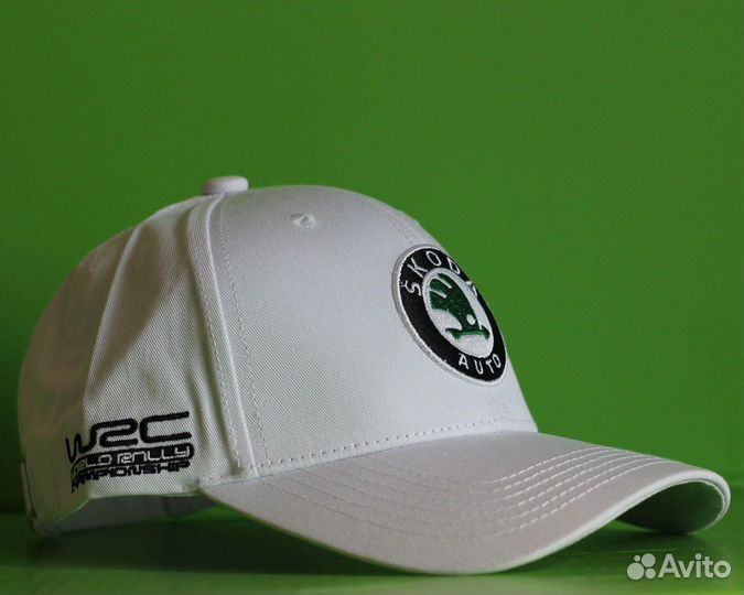 Новая бейсболка (кепка) Skoda Шкода белая