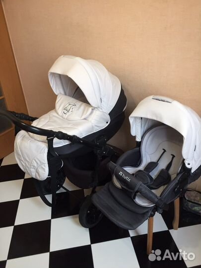 Детская прогулочная коляска 2 в 1 Tutis