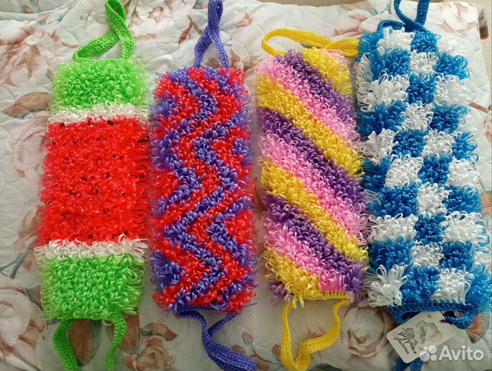 Мочалки ручной работы