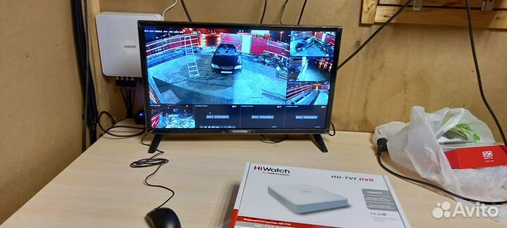 Установка камер видеонаблюдения, скуд