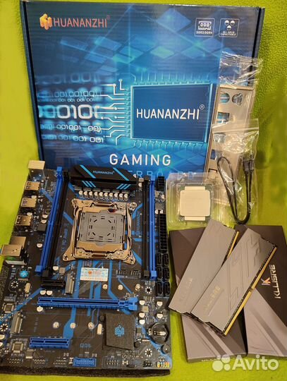 Huananzhi x99 qd4/bd4, Xeon v3/v4, 16Gb DDR4(2X8)