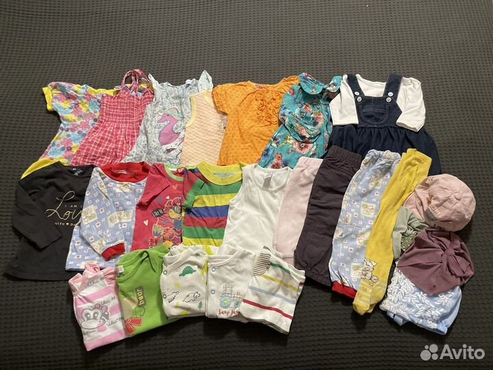 Одежда пакетом для девочки 56-74