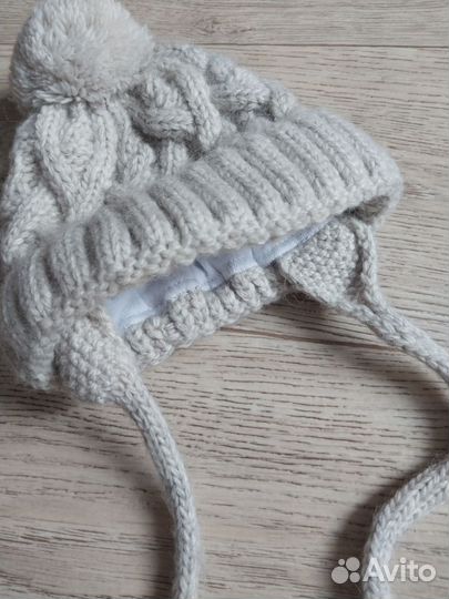 Зимняя шапка для девочки мальчика 50