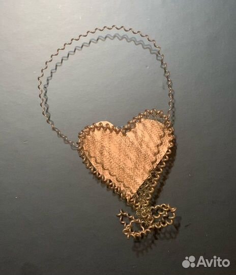 Москабель Корзинка снежинка Елочная игрушка СССР