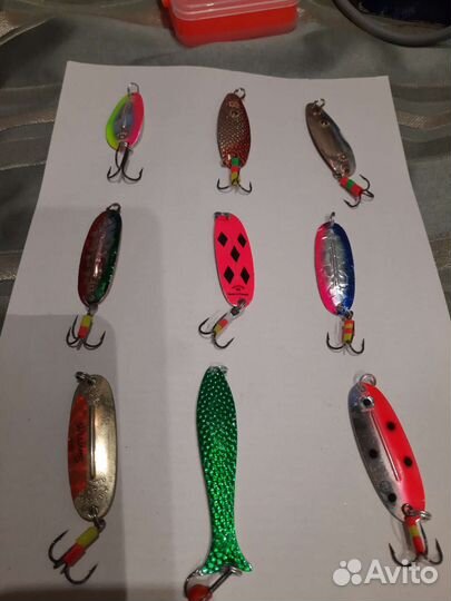 Форелевые блесна ратлины вибы