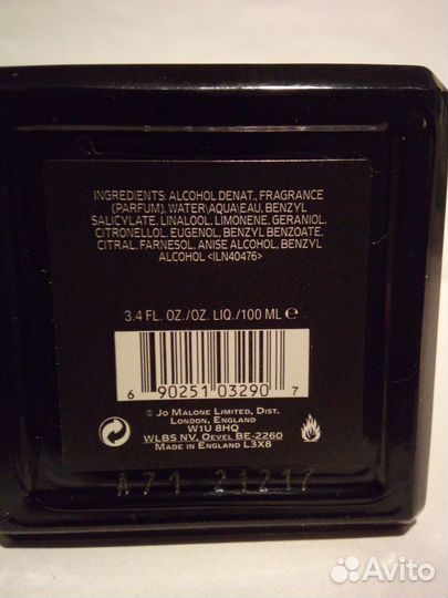 Jo Malone Tuberose Angelica Cologne Intense,100 мл