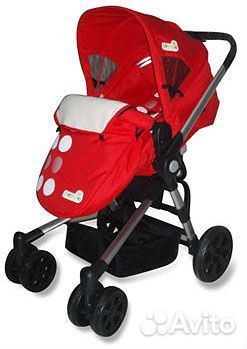 Коляска 2в1 для девочки