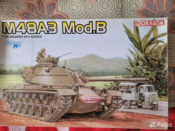 Модель танка М48А3, Драгон, 1/35