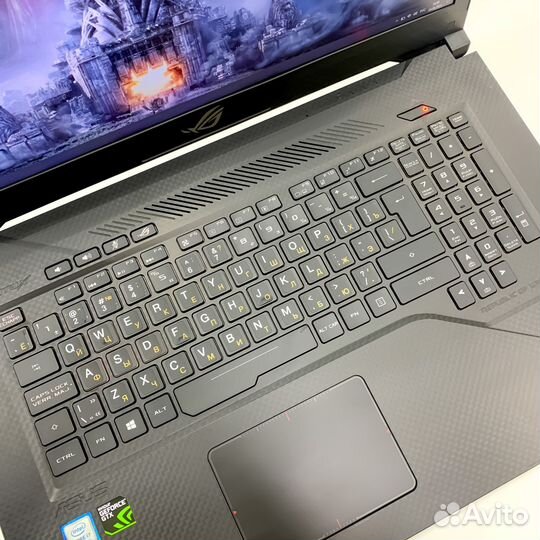 Игровой ноутбук Asus i7/GTX1050TI/17,3/120Hz