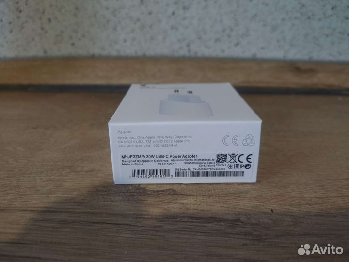 Адаптер питания Apple 20w