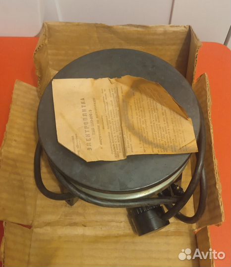 Электрическая плитка СССР