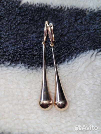 Золотые серьги