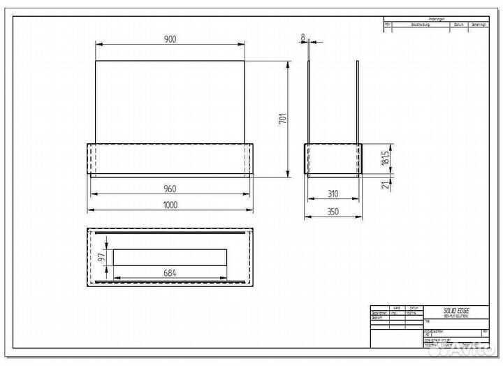 Биокамин напольный