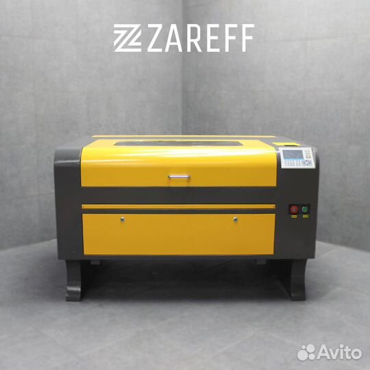 Лазерный станок Zareff Ruida 900х600мм 90x60 100W