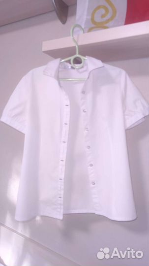 Рубашка школьная для девочки 140 146