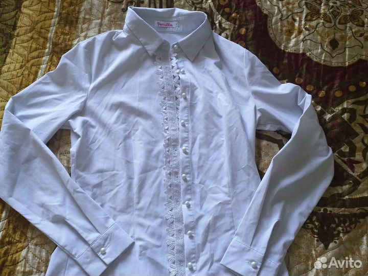 Школьные блузки, жилет