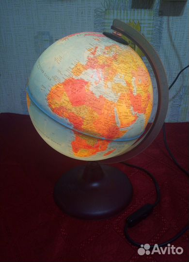 Глобус интерактивный с подсветкой