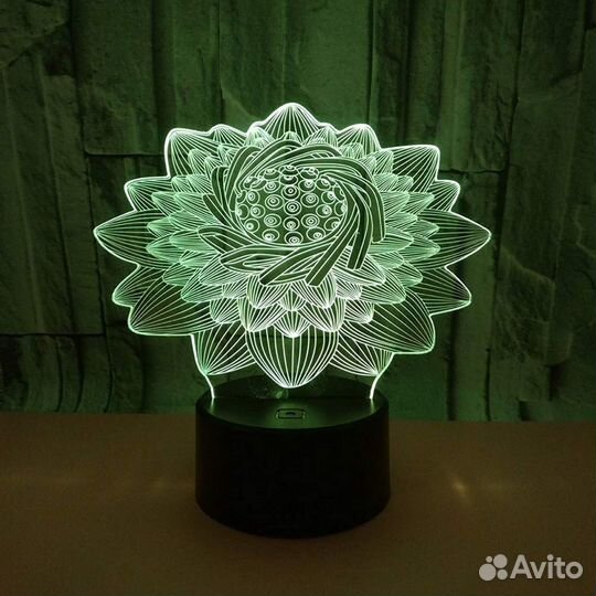 3d светильник ночник