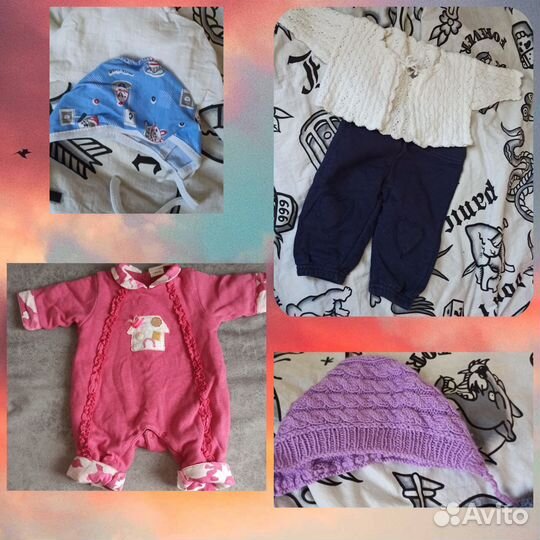 Пакет вещей с рождения для девочки