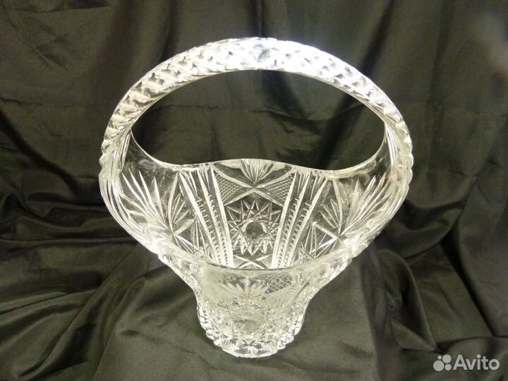 Хрустальная конфетница СССР