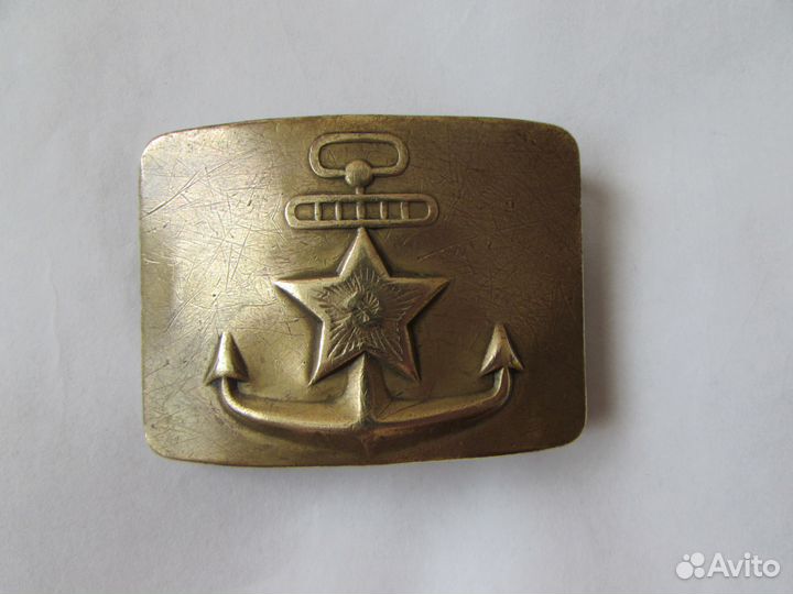 Пряжка бляха СССР латунь