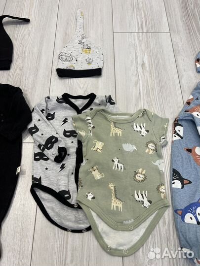 Вещи пакетом на мальчика 62 68