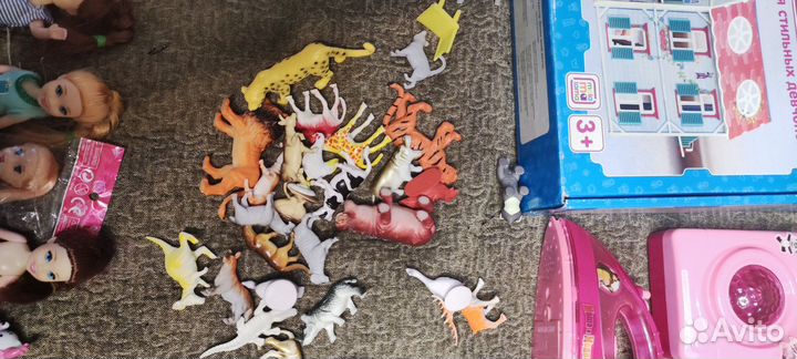 Игрушки для девочки пакетом, бесплатно