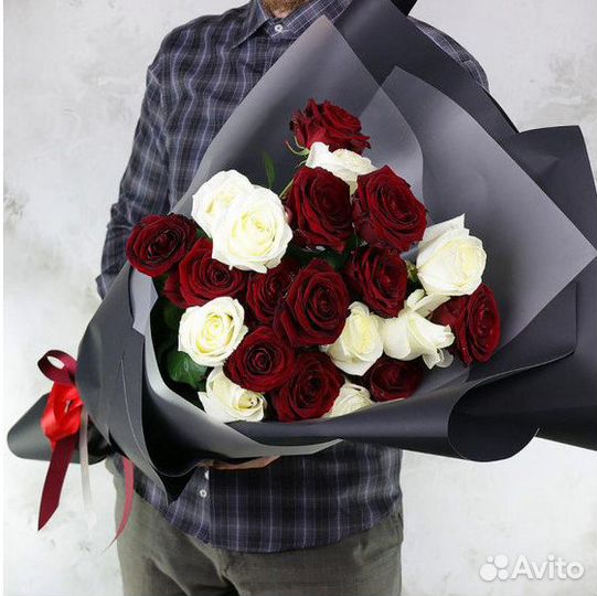 Букет из 17 шикарных роз, заказать, купить розы
