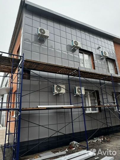 Плоские фасадные кассеты/ металлокассеты