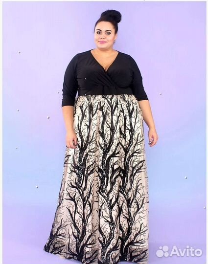 Вечернее платье Plus-Size