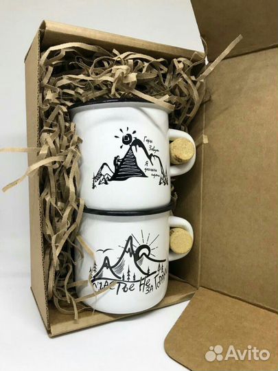 Эмалированная кружка