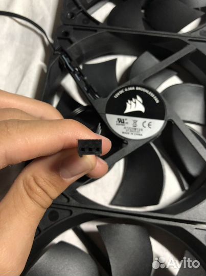 Куллеры для корпуса, вертиляторы corsair (2 штуки)