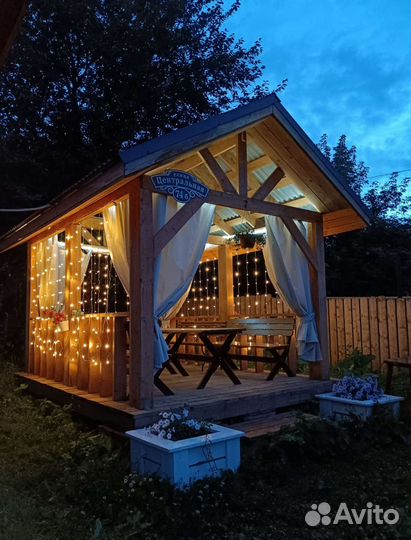 Аренда беседки + бани