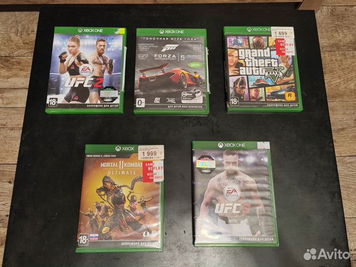 Игры на xbox One диски