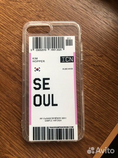 Чехол на iPhone 7 8 plus прозрачный