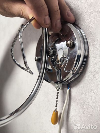 Люстра потолочная 3 лампы