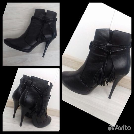 Ботильоны кожа