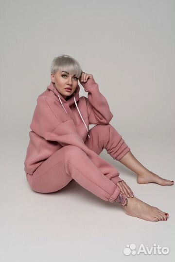 Спортивный костюм утепленный с начесом женский