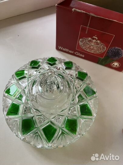 Сахарница Walther glas новая